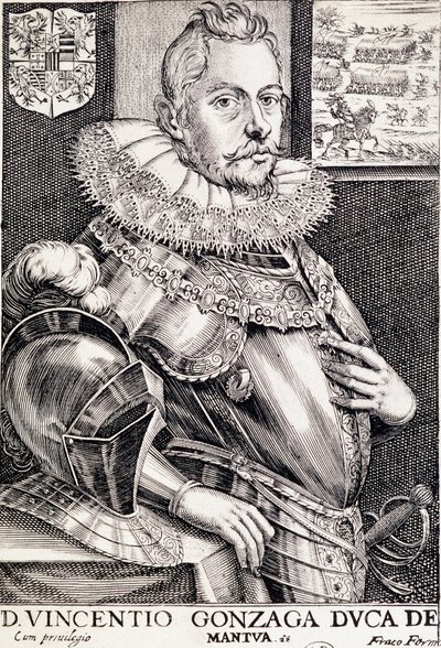 Portret Vincenta Gonzague, księcia Mantui autorstwa Unknown artist