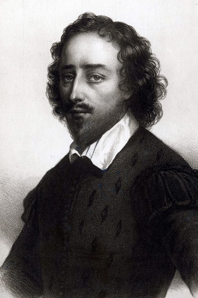 Portret Williama Szekspira. Angielski poeta dramatu (1564-1616) autorstwa Unknown artist