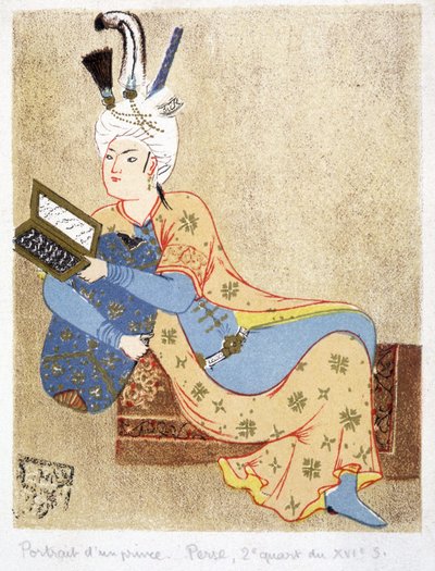 Portret perskiego księcia Reading autorstwa Unknown artist