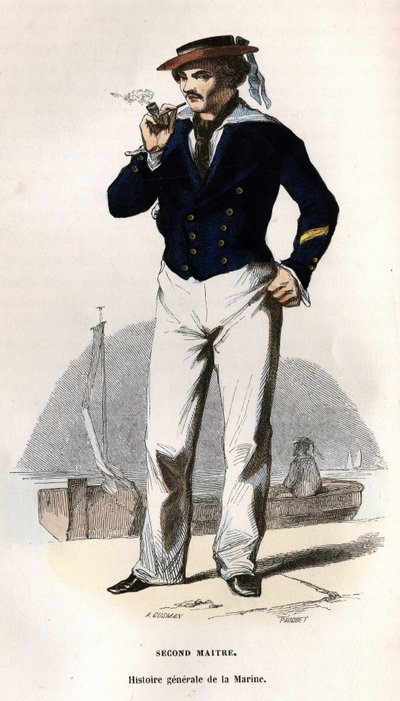 Portret drugiego mistrza. w „Ogólnej historii marynarki wojennej” Van Tenac autorstwa Unknown artist