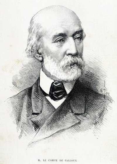 Portret hrabiego de Fallux (1811 - 1886), francuskiego polityka. autorstwa Unknown artist
