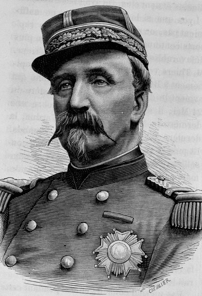 Portret księcia Aumale (Charles de Lorraine) (1822 - 1897). Rycina z końca XIX wieku w „Histoire de France” H. Martina. autorstwa Unknown artist