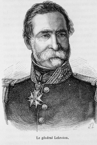 Portret francuskiego generała Lebretona. autorstwa Unknown artist