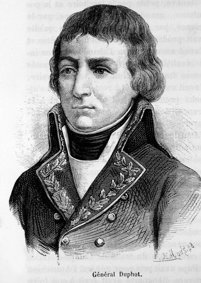 Portret francuskiego generała Leonarda Mathurina Duphota. (1769-1797). autorstwa Unknown artist