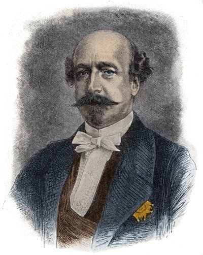 Portret francuskiego finansisty i polityka Charlesa de Morny dit Comte de Morny (lub księcia) (1811-1865) przyrodniego brata Napoleona III autorstwa Unknown artist