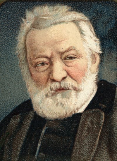 Portret francuskiego pisarza Victora Hugo (1802 - 1885). autorstwa Unknown artist
