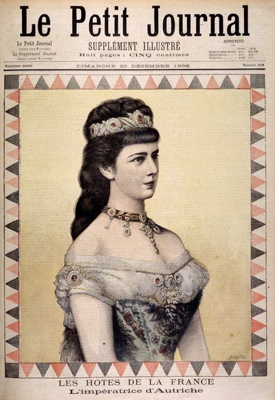 Portret cesarzowej Elżbiety Austrii (Sissi) autorstwa Unknown artist