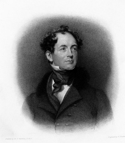 Portret irlandzkiego poety Thomasa Moore