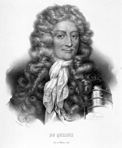 Portret markiza Abraham Duquesne, francuski marynarz (1610-1688) autorstwa Unknown artist