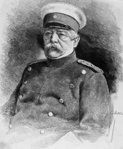 Portret księcia Bismarcka (1815 - 1898). autorstwa Unknown artist