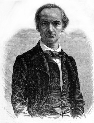 Portret poety Charlesa Baudelaire