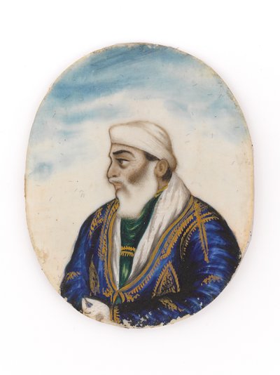 Portret, prawdopodobnie Ayodeyi Prasad, brata Diny Nath autorstwa Unknown artist