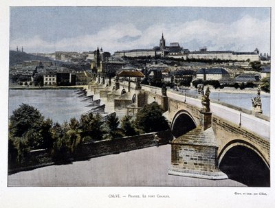 Praga, Most Karola, koniec XIX w. autorstwa Unknown artist