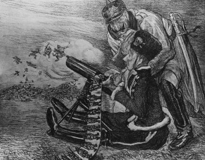 Propagandowa sztuka wojenna, kreskówki autorstwa Unknown Artist