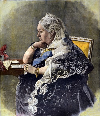 Królowa Wiktoria I (1819 - 1901) autorstwa Unknown artist