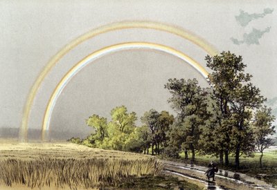 Tęcza - w „Atmosferze: opis wielkich zjawisk natury” Camille Flammarion autorstwa Unknown artist