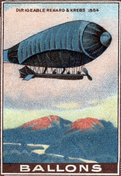 Balon sterowcowy Renard i Krebs autorstwa Unknown Artist