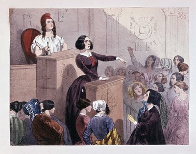Republikański Klub Kobiet, Revolution 1848 (klub prowadzony przez Pauline Roland autorstwa Unknown artist