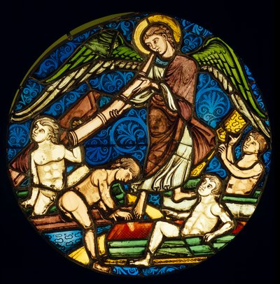 Zmartwychwstanie martwego witraży z Kaplicy Świętej. Słońce. 0,58 m² autorstwa Unknown artist