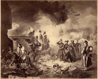 Risorgimento - oblężenie Gaety, 1860-1861. Era zjednoczenia, Włochy, XIX wiek. Marie-Sophie autorstwa Unknown