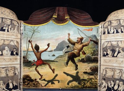 Robinson Crusoe i piątek autorstwa Unknown artist