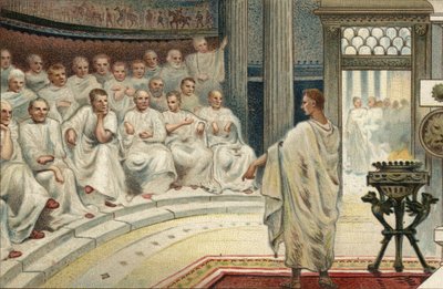 Rzymski system polityczny: Senat autorstwa Unknown artist