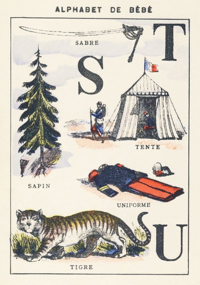 S T U: szabla, do wynajęcia, tygrys, mundur autorstwa Unknown artist
