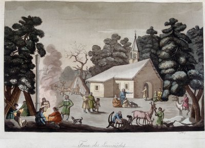 Targi Samoidów na Syberii. W „”Starym i współczesnym stroju”” autorstwa Unknown artist
