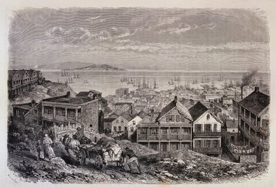 Zatoka San Francisco (Kalifornia) – w „”Round the World”” autorstwa Unknown artist