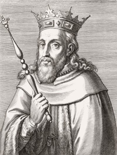 Sancho II, król Portugalii. Portret. autorstwa Unknown artist