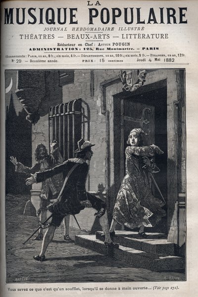 Scena z komedii Moliera (1622-1673) „Sycylijczyk ou l