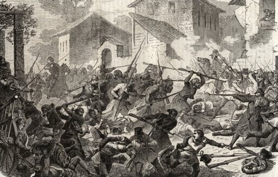 Druga włoska wojna o niepodległość Bitwa pod Turbigo, 3 czerwca autorstwa Unknown artist