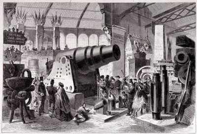 Sekcja Hutnictwa Pruskiego (Canon) w Galerii Maszyn autorstwa Unknown artist