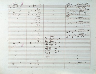 Karta nutowa Grande Symphony (op. 8) Carla Augusta Cannabicha autorstwa Unknown artist