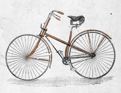 Model rowerowy o prostym korpusie. autorstwa Unknown artist