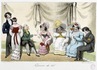 Tapestry du bal - b.d., początek XIX w., Carnavalet autorstwa Unknown artist