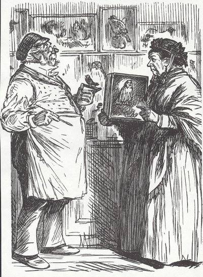 Wypychacz, koniec XIX w. (drewno) autorstwa Unknown artist