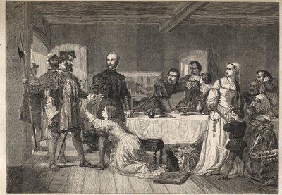 Aresztowanie Johna Browna, Lollarda Ashforda i jednego z pierwszych męczenników we wczesnej fazie panowania Henryka VII - 1517 - autorstwa Unknown artist