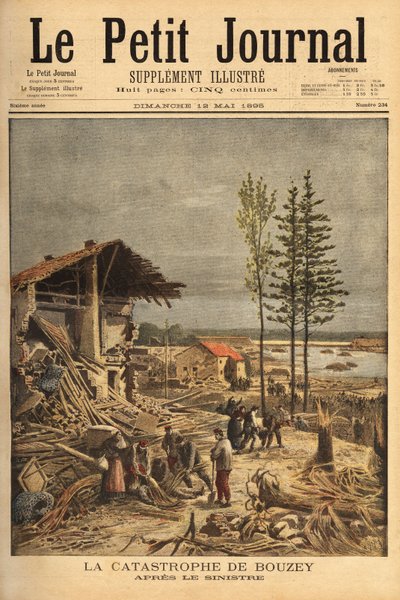 Katastrofa Bouzey autorstwa Unknown artist