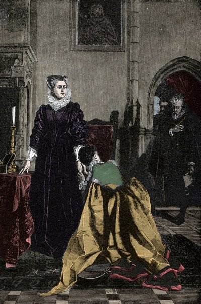 Księga aresztowań śmierci Mary Stuart (królowej Szkocji) autorstwa Unknown artist