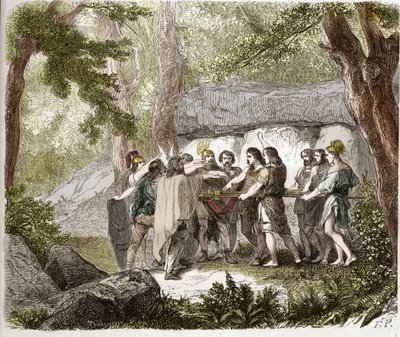 Gal i Galowie: Przysięga Galów. autorstwa Unknown artist