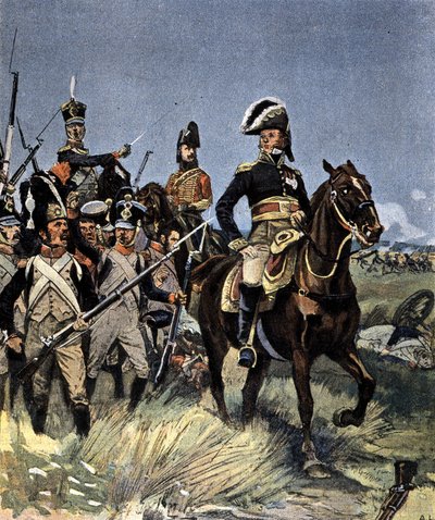 Wielkie bitwy – marszałek Michel Ney (1769-1815) we Friedland, 14 czerwca autorstwa Unknown artist