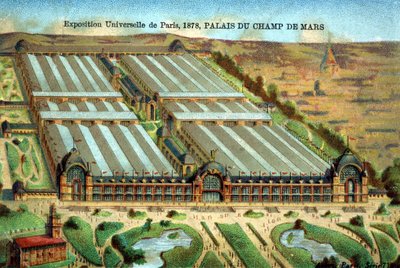 Palais du Champ de Mars na Wystawie Powszechnej w Paryżu w 1878 r. autorstwa Unknown artist