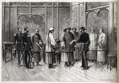Porozumienie Tientsin lub Konwencja Li-Fournier - Porozumienie Tientsin - Konwencja Li-Fournier (Li Fournier) - 11 maja autorstwa Unknown artist