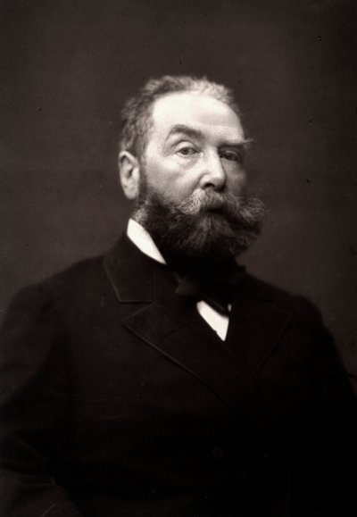Artysta Henri-Julien Dumont sfotografowany z okazji Salonu Paryskiego w 1881 r. autorstwa Unknown