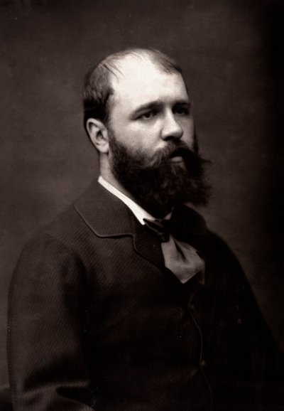 Artysta Jean-Jacques Scherrer sfotografowany z okazji Salonu Paryskiego w 1881 r. autorstwa Unknown
