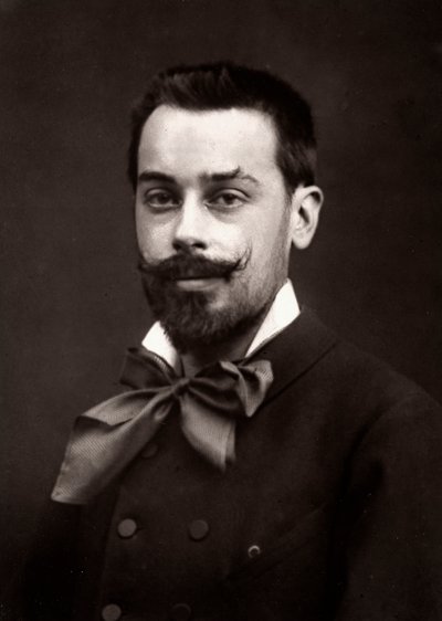 Artysta Jean Geoffroy sportretowany z okazji Salonu Paryskiego w 1883 r. autorstwa Unknown