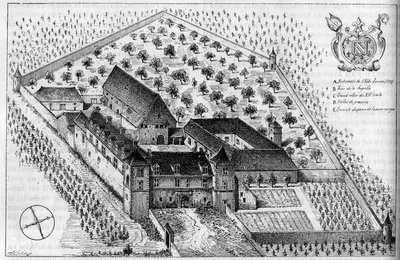Budynki Clos de Vougeot (Cote d