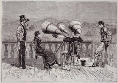 Megafon Thomasa Edisona - w „La Nature” 1878 autorstwa Unknown artist