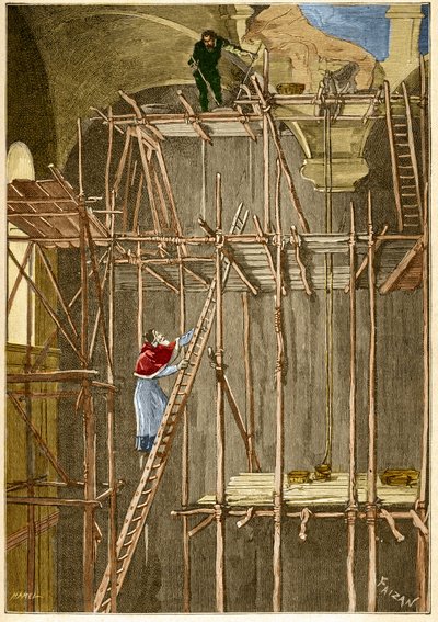 Malarz Michał Anioł Buonarroti zwany Michałem Aniołem (Michelangelo lub Michelangelo autorstwa Unknown artist